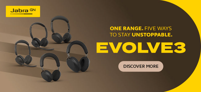 Jabra Evolve3: La Nueva Generación de Headsets Profesionales para Trabajo Híbrido e Inteligencia Artificial
